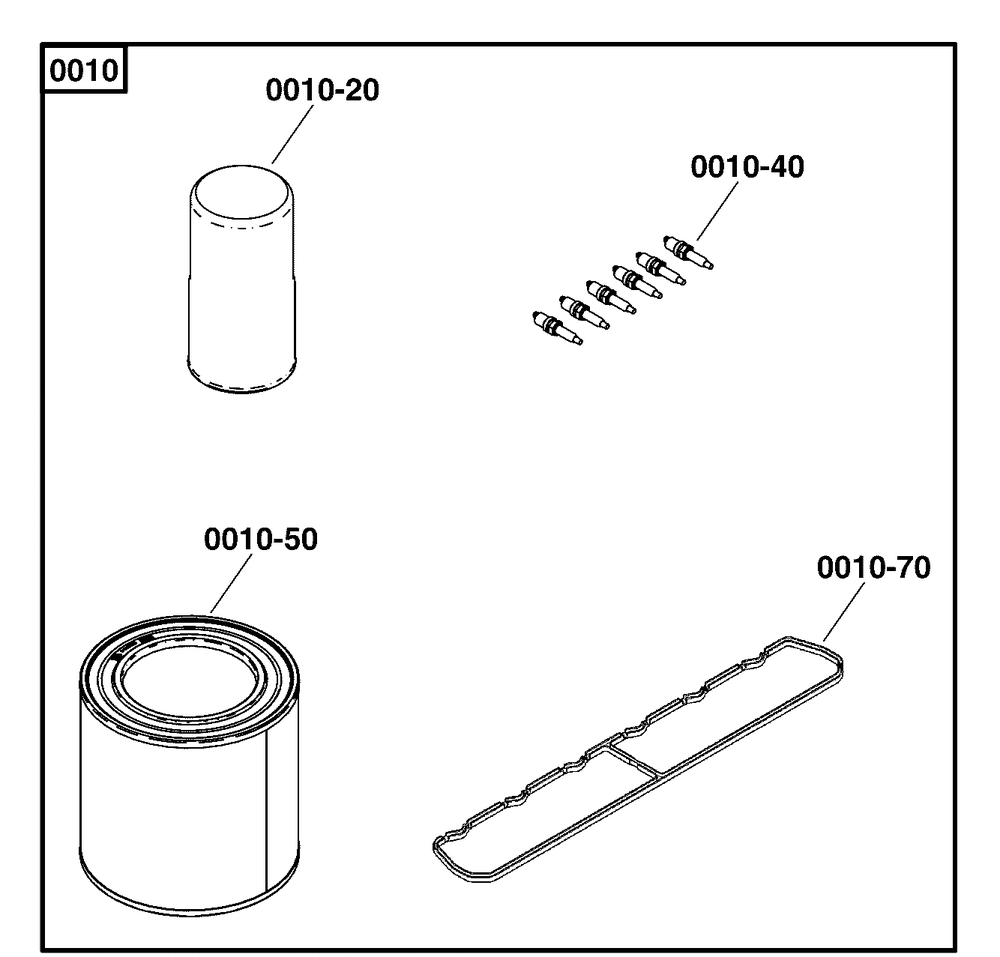 Maintenance Diagram and Parts List for 6529-00  Briggs and Stratton Lawn Tractor Accessories